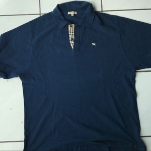 Burberry vintage polo Blue XXL